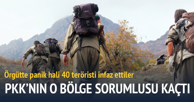 PKK 40 teröristi infaz etti