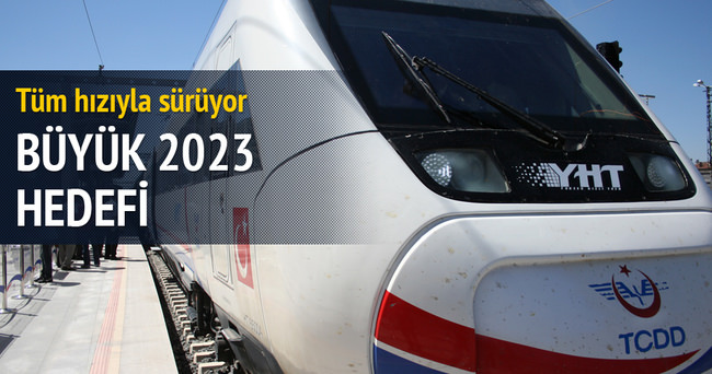 2023’e kadar 25 bin kilometre demiryoluna ulaşılacak