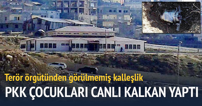 PKK, çocukları siper yaptı