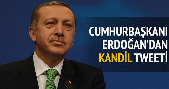 Cumhurbaşkanı Erdoğan’dan Kandil tweeti