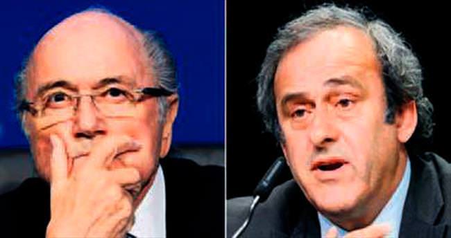 Blatter ve Platini son maçlarına çıktılar