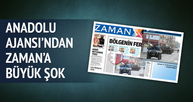 Anadolu Ajansı’ndan Zaman gazetesine dava