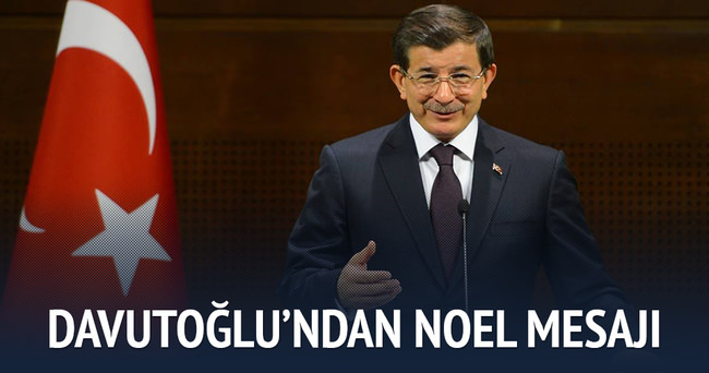 Başbakan Davutoğlu’ndan Noel mesajı