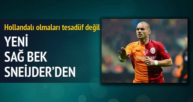 Yeni sağ bek Sneijder’den