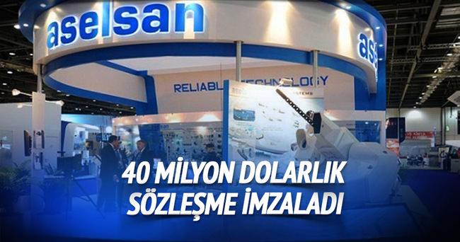 Aselsan’dan 40 milyon dolarlık sözleşme