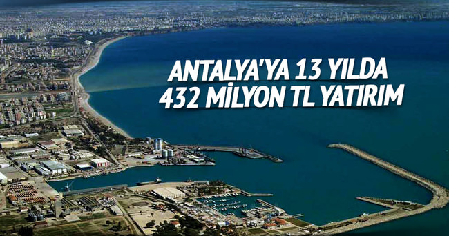 Kültür ve Turizmde Antalya’ya 13 yılda 432 milyon TL yatırım