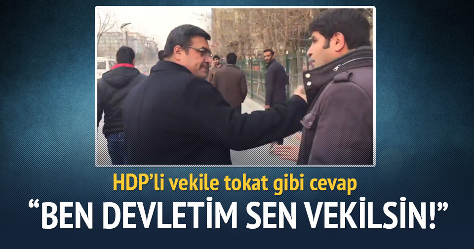 Emniyet Müdürü’nden HDP’li vekile tokat gibi cevap