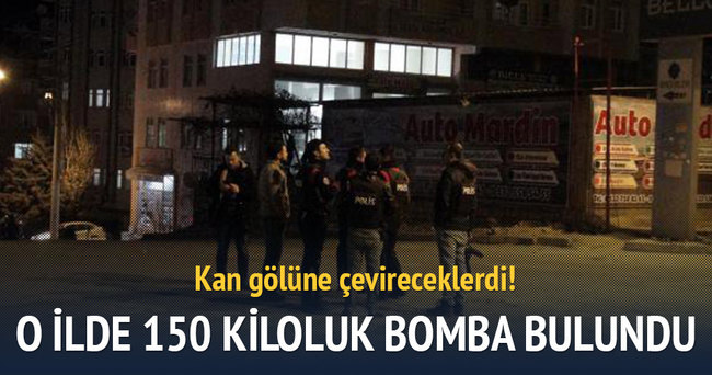 Mardin’de 150 kilogramlık bomba imha edildi