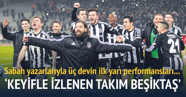 Keyifle izlenen takım Beşiktaş