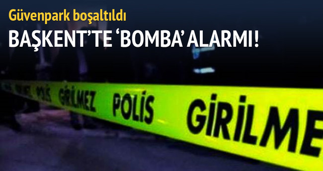 Başkent’te ’bomba’ alarmı! Güvenpark boşaltıldı