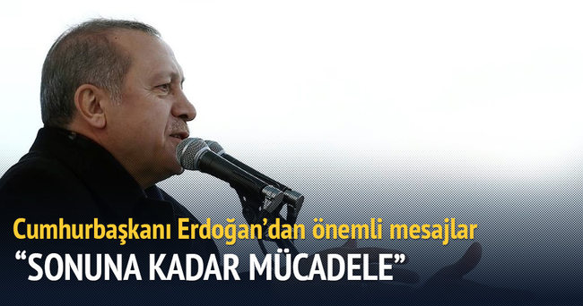 ’PKK ile mücadelemiz sonuna kadar sürecek’