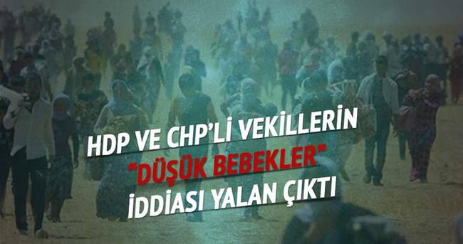 HDP ve CHP’li vekillerin “düşük bebekler” iddiası yalan çıktı