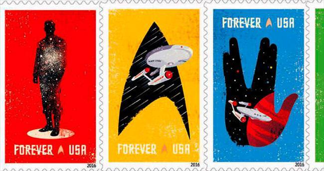 Star Trek’ten 50’nci yıl pulları