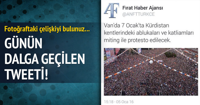 PKK’nın sitesi AK Parti mitingini sahiplendi!