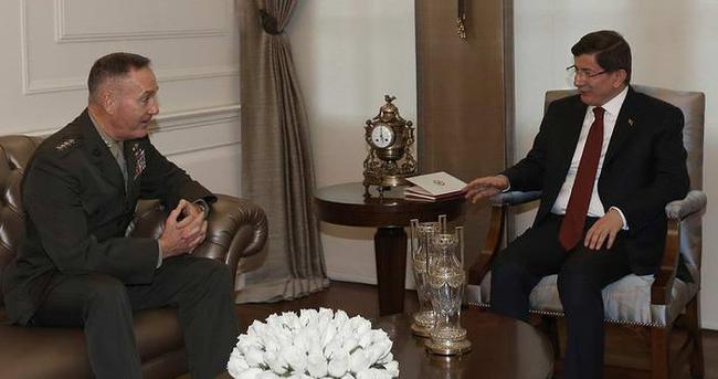 Başbakan Davutoğlu, ABD Genelkurmay Başkanı’nı kabul etti