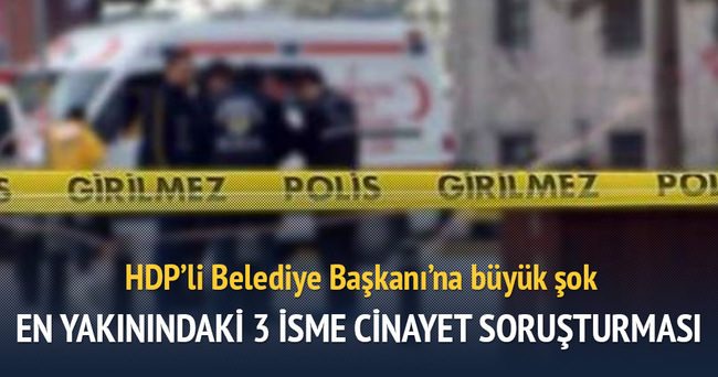 HDP’li belediye başkanının korumalarına cinayet soruşturması