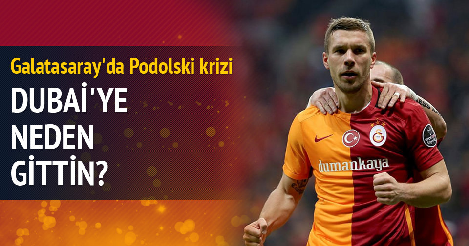 Galatasaray’da Podolski krizi