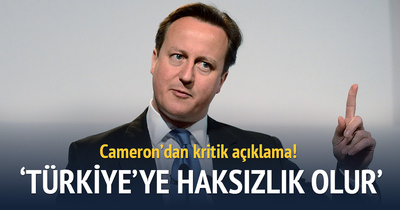 Cameron’dan kritik Türkiye açıklaması