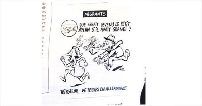 Charlie Hebdo’dan bu kez skandal Aylan karikatürü