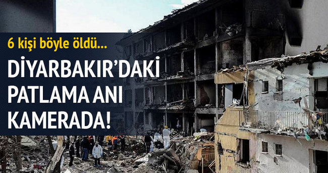 Diyarbakır’daki patlama anı kamerada