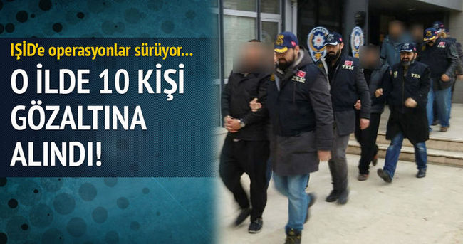Konya’da IŞİD operasyonu!!