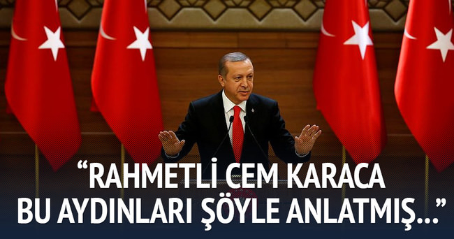 Erdoğan Cem Karaca’nın şarkısını hatırlattı