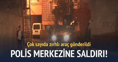 Adana’da polis merkezine saldırı!