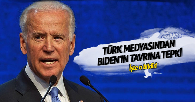 Türk medyasından Joe Biden’a tepki