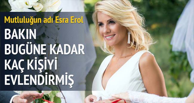 Esra Erol 10 yılda 325 çifti evlendirdi