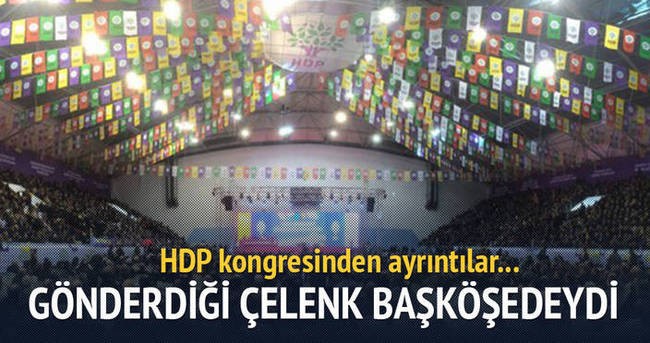 HDP kongresinde şaşırtan görüntüler
