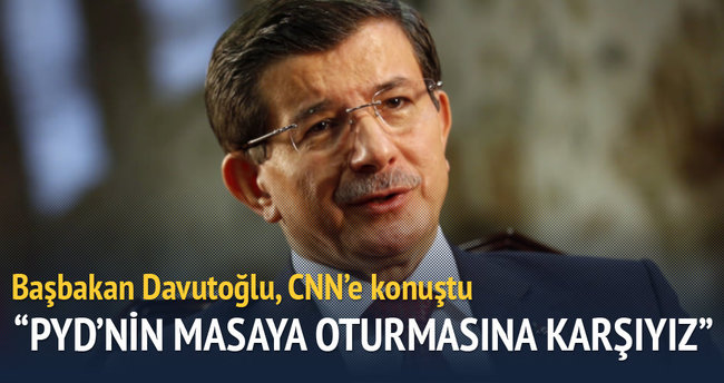 Başbakan Davutoğlu CNN’e konuştu