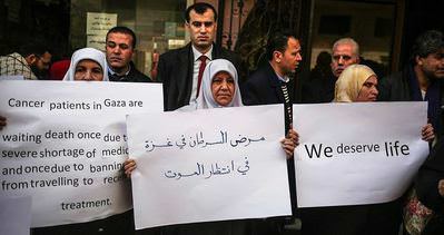 Gazzeli kanser hastaları ’İsrail ablukasında’