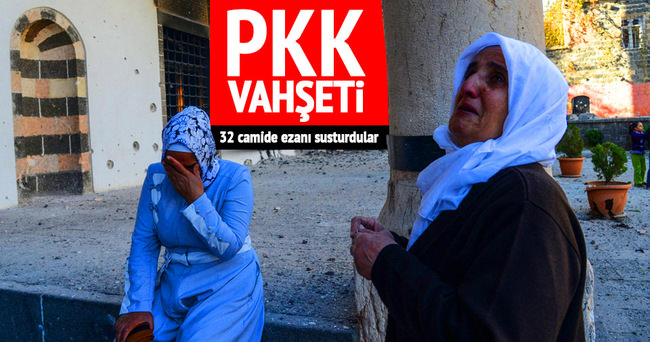 PKK, 32 camide ezanı susturdu
