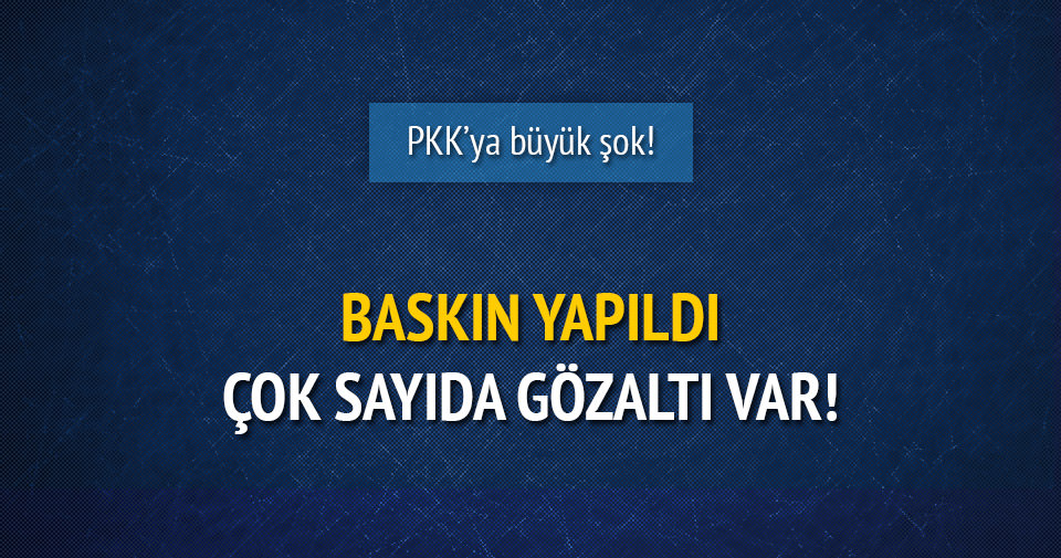 PKK’nın sözde mahkemesine operasyon!