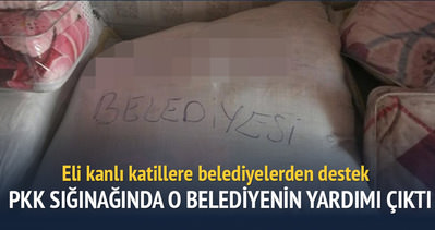 PKK deposundan DBP’li belediyenin yardımı çıktı
