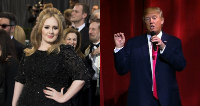Adele’den, Trump’a veto