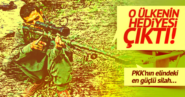 PKK ABD silahıyla vuruyor