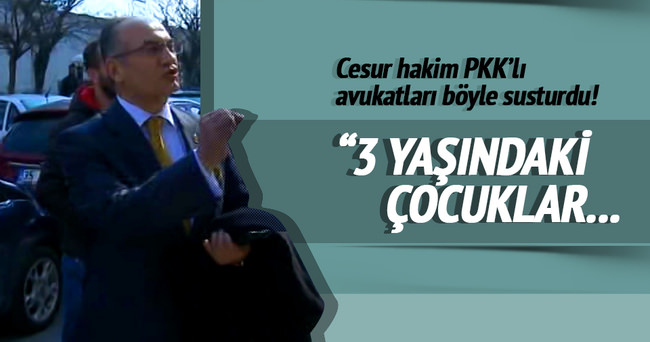 İzmir’de hakim PKK yandaşı avukatları susturdu!