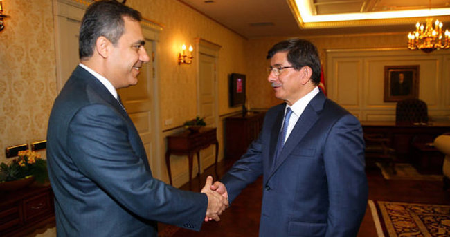 Başbakan Davutoğlu, Akar ve Fidan’ı kabul etti