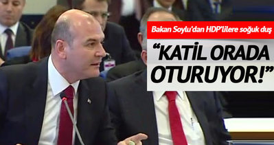 Soylu’dan HDP’lilere: Katil orada oturuyor!