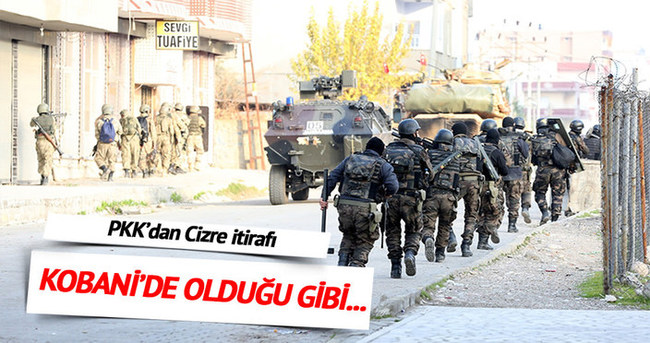 PKK’dan Cizre itirafı: Kobani senaryosu işe yaramadı