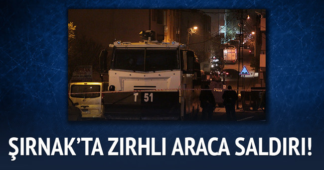 Şırnak’ta zırhlı araca saldırı: 4 yaralı
