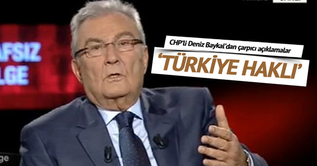 Deniz Baykal: Türkiye’nin YPG’yi bombalama hakkı vardır
