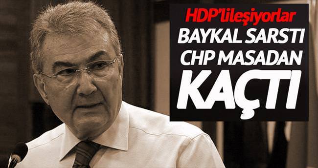 Baykal sarstı CHP masadan kaçtı