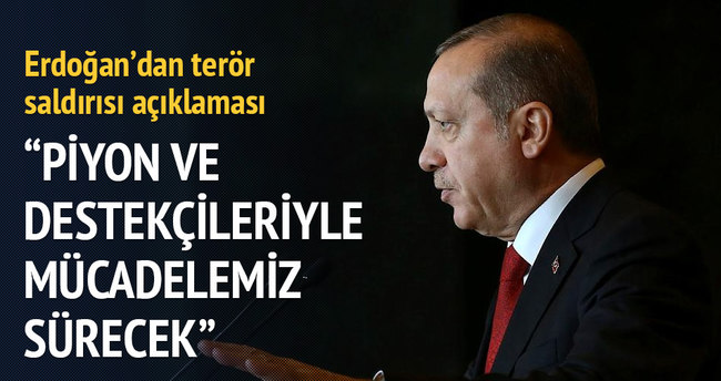 Cumhurbaşkanı Erdoğan: Meşru müdafaa hakkımızı kullanırız