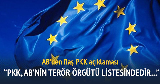 AB’den terör örgütü PKK açıklaması
