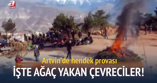 Artvin’de ’Gezi’ tipi provokasyon