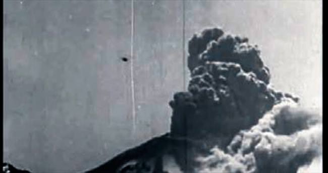 Tarihteki ilk aktif volkan videosu
