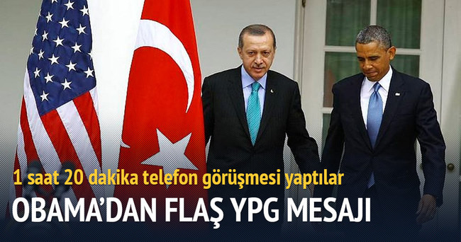 Obama Erdoğan’ı telefonla aradı