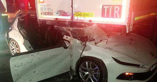 Ataşehir’de trafik kazası: 2 ölü